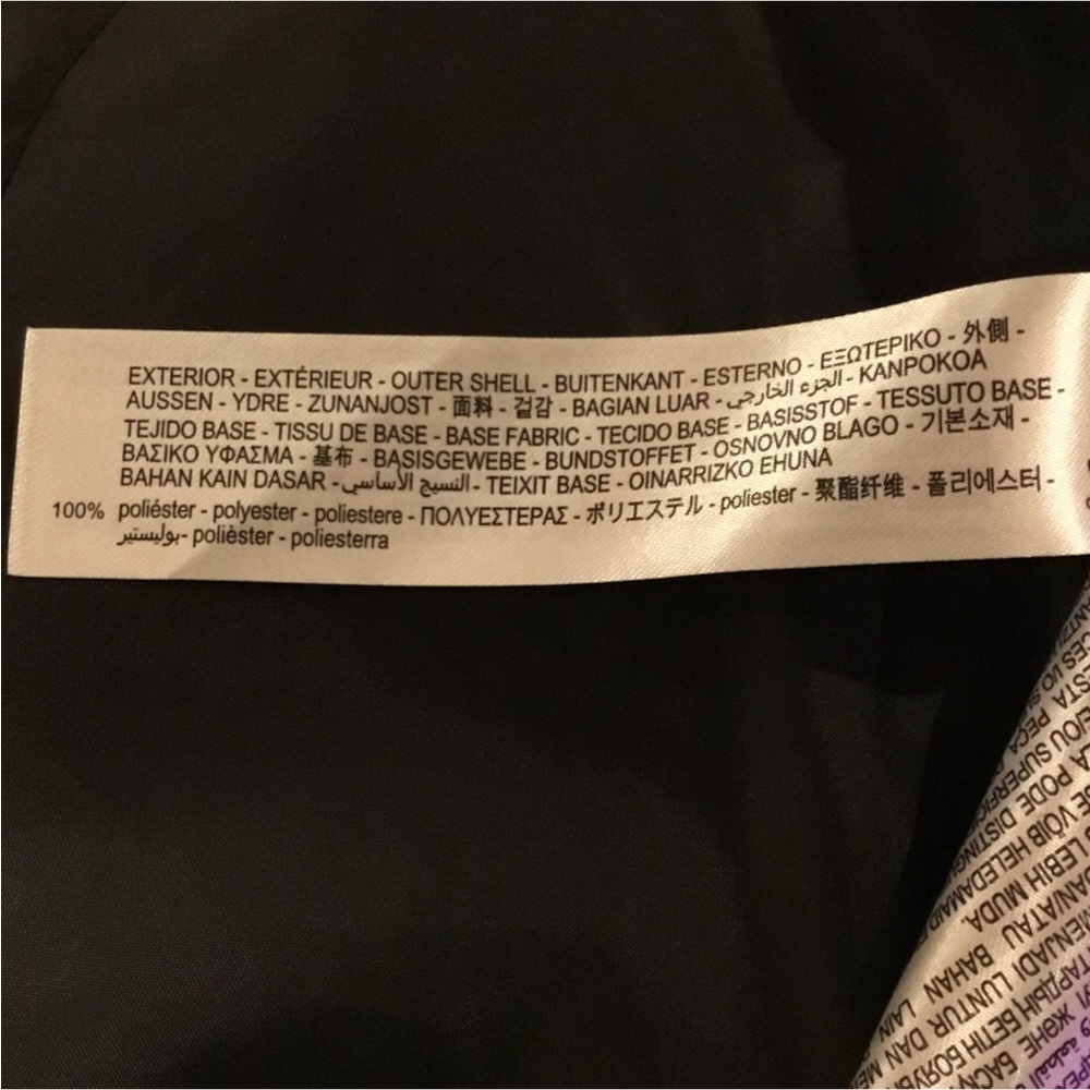 ZARA Biker Jacket Black Faux Leather Zip Size: XXL❗️READ & CHECK MEASUREMENTS❗️ - Picture 16 of 16